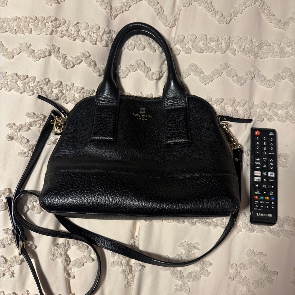 Kate Spade Black Satchel with Adjustable Strap